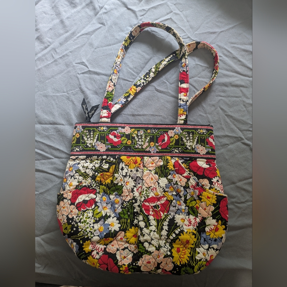 Vera Bradley Purse Retired Poppy Fields Print